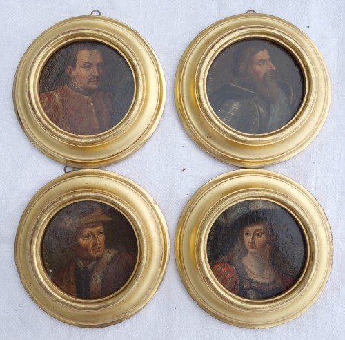 Galerie de 28 miniatures de personnages de l'histoire de France 17e siècle - GSLR Antiques