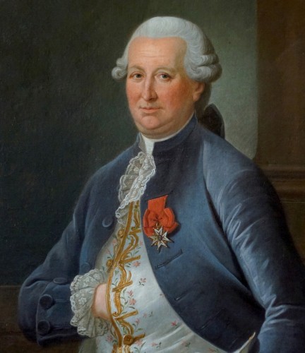 Tableaux et dessins Tableaux XVIIIe siècle - Portrait de Louis Béra Comte de Latran - Ecole française du 18e siècle