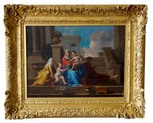 Holy Family after Nicolas Poussin, early 18th century French school