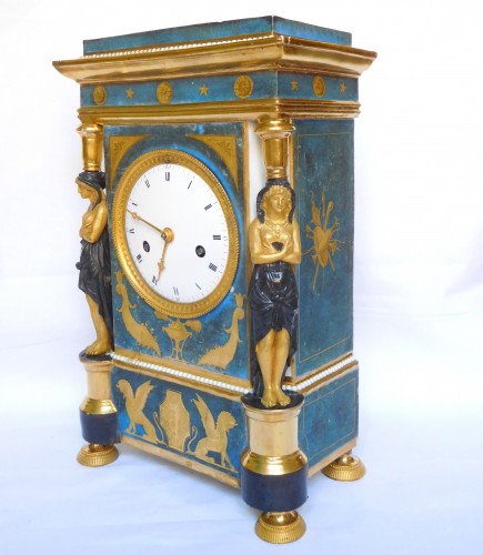 Horology  - Porcelain Clock Circa 1800-1805