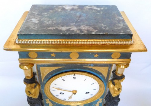 Empire - Porcelain Clock Circa 1800-1805