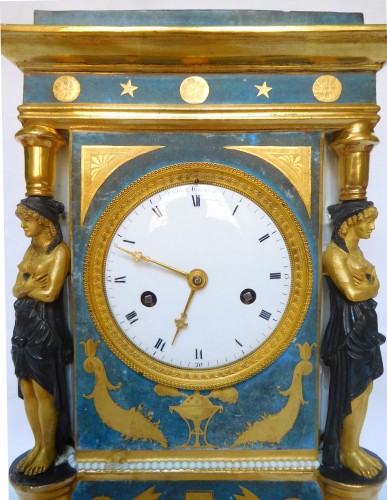 Antiquités - Porcelain Clock Circa 1800-1805