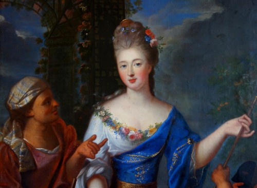 Tableaux et dessins Tableaux XVIIIe siècle - Portrait de la Princesse de Conti, attribué à Pierre Gobert
