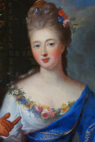 Portrait de la Princesse de Conti, attribué à Pierre Gobert - Louis XIV