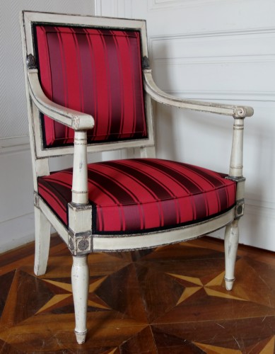 2 Empire Armchairs Coming From The Tuileries And Fontainebleau Palaces - Seating Style Empire