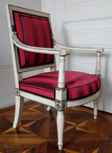 Sièges Fauteuil & Bergère - Paire de fauteuils d'époque Empire attribués à Jacob