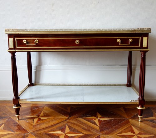 Console desserte Louis XVI estampille de Nicolas Grevenich - GSLR Antiques