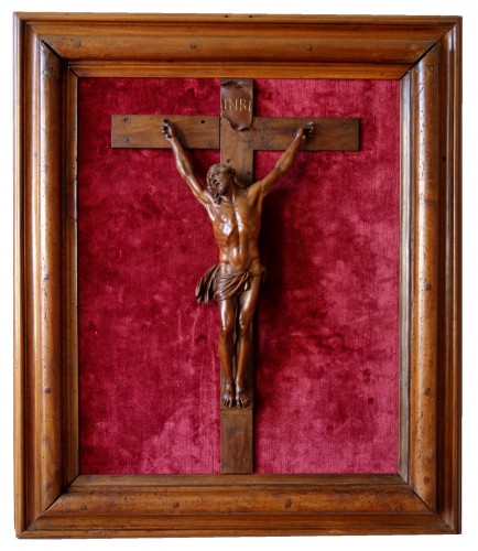 Christ en bois de Bagard, travail nancéen fin du XVIIe Siècle