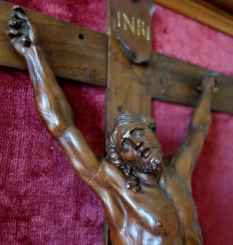 XVIIe siècle - Christ en bois de Bagard, travail nancéen fin du XVIIe Siècle