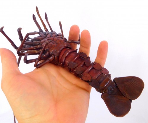  - Jizai, articulated bronze lobster, Japan, Meiji period
