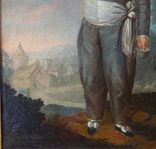 Antiquités - Portrait of Louis Joseph of France first Dauphin, oil on canvas