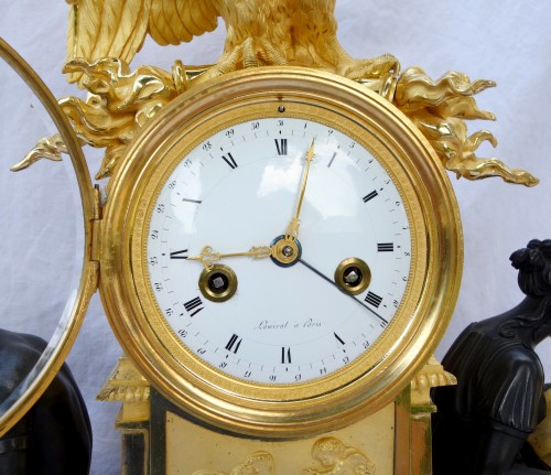 Horlogerie Pendule - Pendule aux maréchaux d'époque Empire