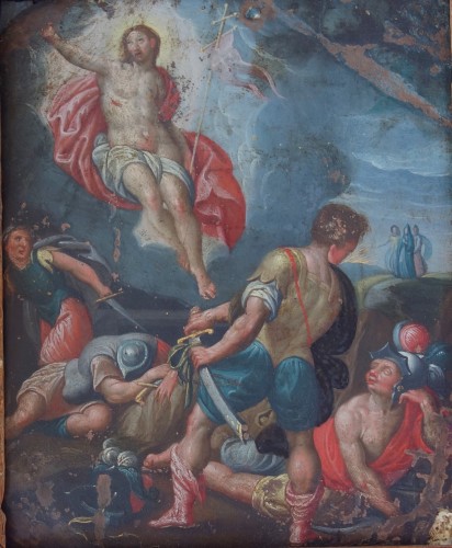 Tableaux et dessins Tableaux XVIe siècle - La Résurrection du Christ - Georges Kopp (1570 1622)