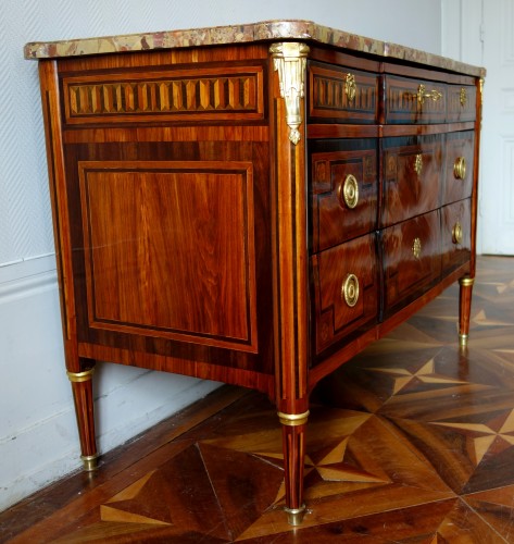 Commode d'époque Louis XVI en marqueterie - GSLR Antiques