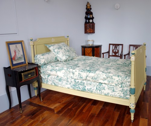 Furniture  - Lacquered wood bed from the Directoire period