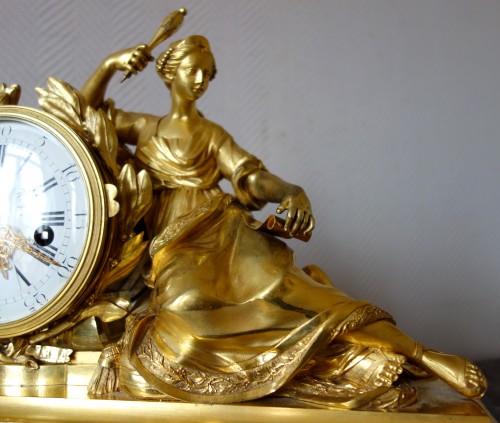 Antiquités - Lepaute Horloger Du Roi - Greek clock of the Louis XV period