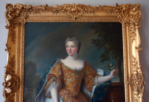 Portrait de la reine Marie Leczinska par Pierre Gobert ou son atelier - Louis XV