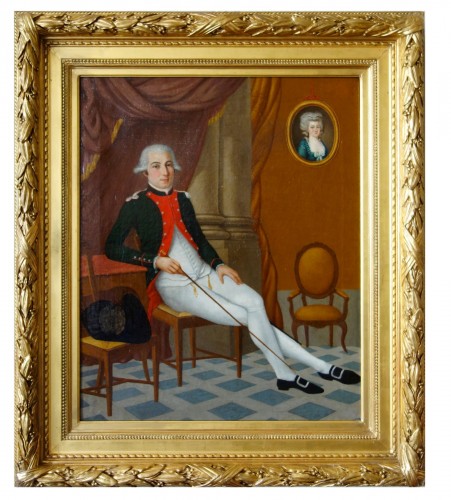 Portrait de Joseph Melchior Marquis de Lestang-Parade - Ecole française du 18e siècle