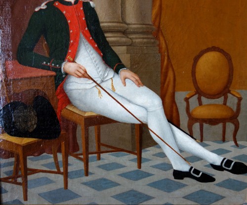 Portrait de Joseph Melchior Marquis de Lestang-Parade - Ecole française du 18e siècle - GSLR Antiques