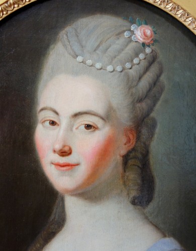 Portrait de la comtesse du Barry - Ecole française du 18e siècle - Transition