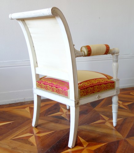 Pair of Empire armchairs stamped by Jacob Desmalter - Empire