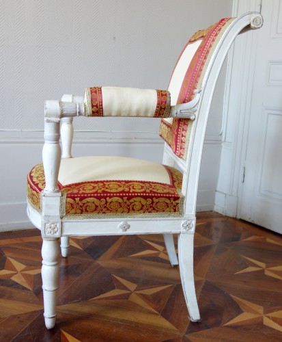 Antiquités - Pair of Empire armchairs stamped by Jacob Desmalter