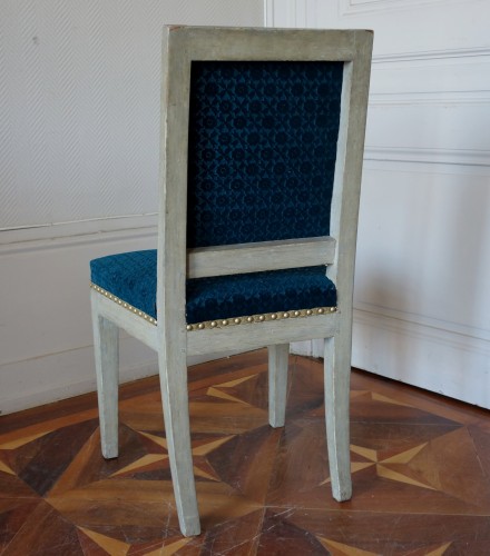 Jacob Frères, Tuileries Palace: Pair Of Consulate Period Chairs - Empire