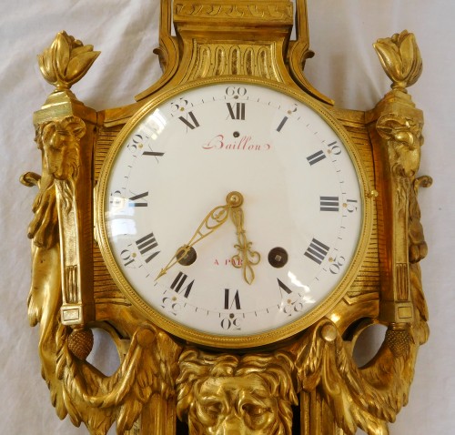 Horology  - Louis XV cartel by Baillon from a model of Delafosse