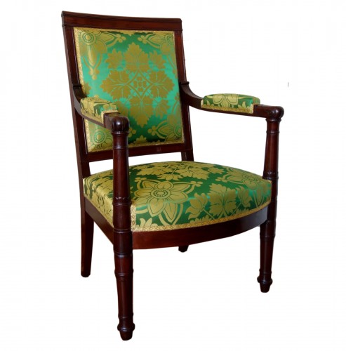 Empire armchair from the Tuileries - Stamp of Fremancourt