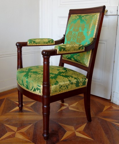 Sièges Fauteuil & Bergère - Fauteuil Empire provenant des Tuileries - Estampille de Fremancourt