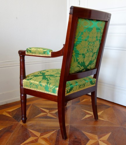 Empire armchair from the Tuileries - Stamp of Fremancourt - 