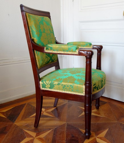 Empire armchair from the Tuileries - Stamp of Fremancourt - Empire