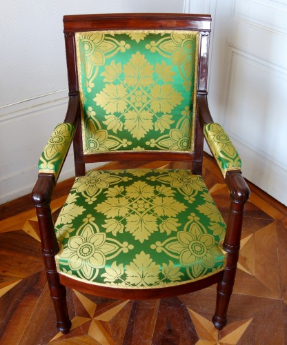 Empire - Empire armchair from the Tuileries - Stamp of Fremancourt