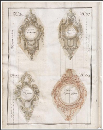 Cartel d'époque Louis XVI par Osmond et Lepine - Horlogerie Style Louis XVI