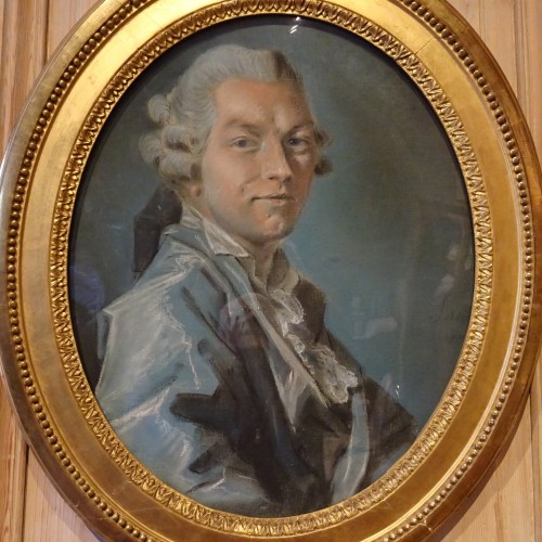 Soldini Luigi Domenico, pastel XVIII 1765 - Paintings & Drawings Style Louis XVI