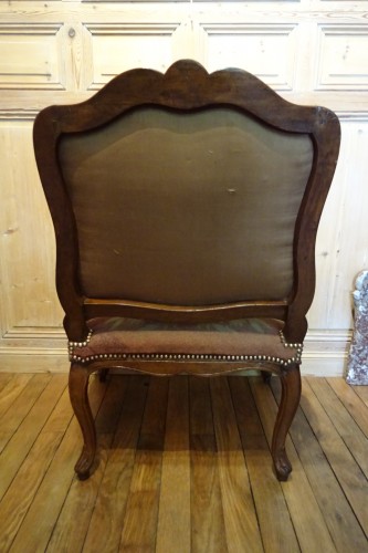 Paire de fauteuils à la Reine Louis XV estampillés D. Lheureux - Havas Antiquités
