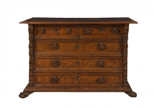 Commode Génoise à Bambocci de la Renaissance Italienne