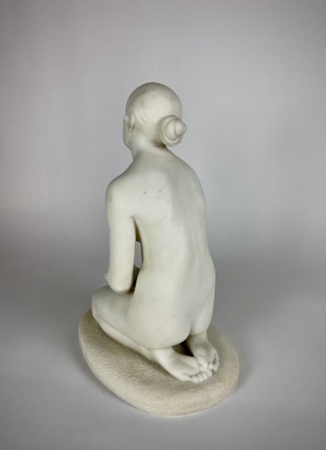 Sculpture Sculpture en Marbre - La Fiducia in Dio (La confiance en Dieu) d'après Lorenzo Bartolini