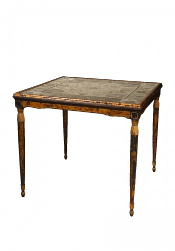 Bridge Table by in tortoiseshell by  Maison Franck Antwerp