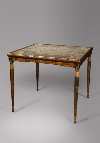 Bridge Table by in tortoiseshell by  Maison Franck Antwerp - 