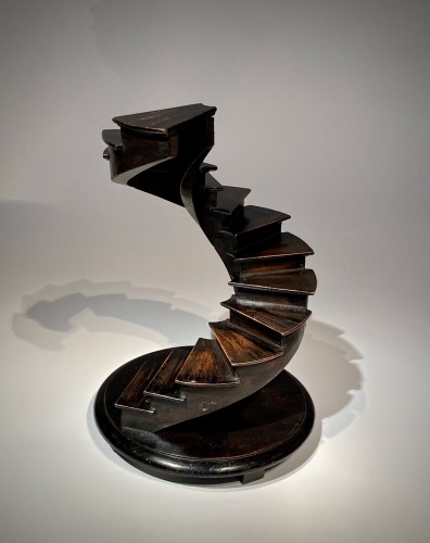 Curiosities  - Spiral Staircase model , late 19th. century
