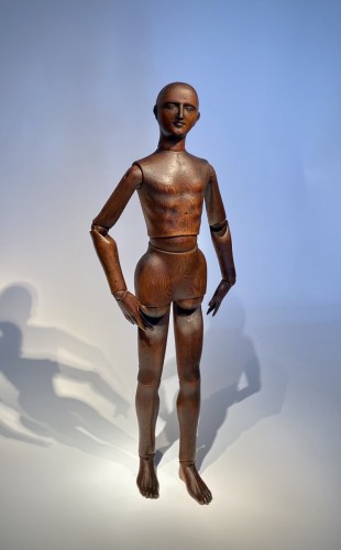 XIXe siècle - Mannequin d'artiste articulé en bois