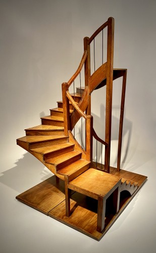 Escalier de maitrise , fin du 19e - Herwig Simons Fine Arts