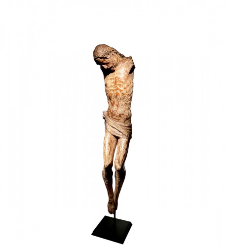 Italian renascence wooden Cristo morto