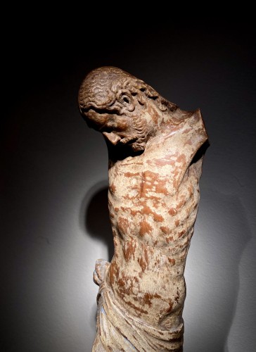 Italian renascence wooden Cristo morto - Religious Antiques Style Renaissance