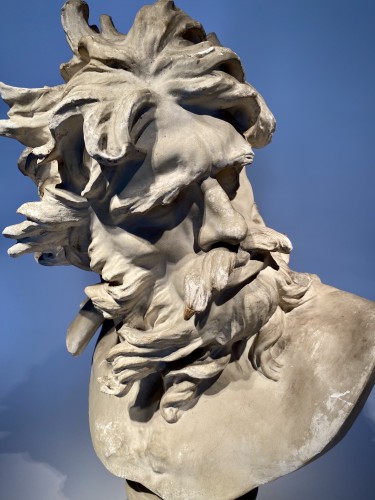 Sculpture  - Bust of Neptune in gesso after Bernini