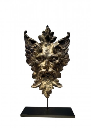 Iron mask of the Green Man