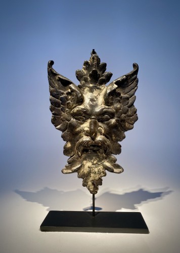 Iron mask of the Green Man - Curiosities Style Napoléon III
