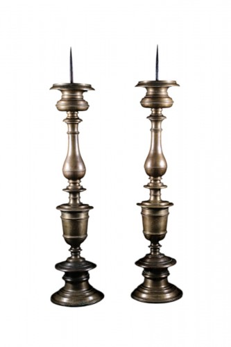 Great Pair of Italian Candlesticks
