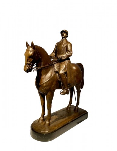 Bronze Sculpture representing Albert the first King of Belgium